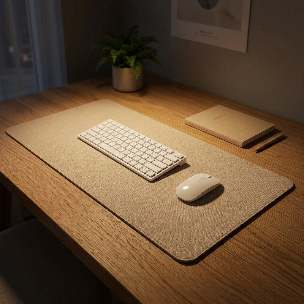 Base de lino beige de noche